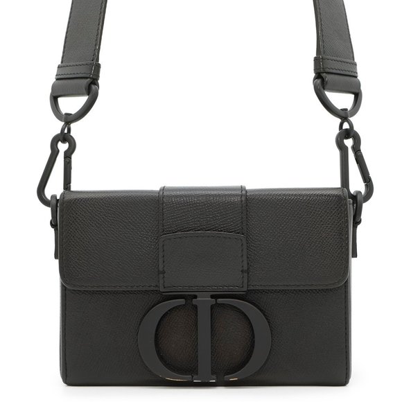 DIOR Black Leather Shoulder Bag - Picture 1 of 12